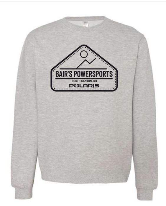 Bair’s Powersports Triangle Crew Neck, Gray