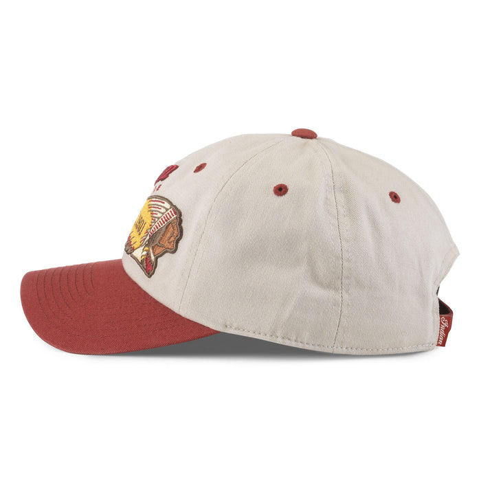 Indian Motorcycle Ballpark Hat, Stone/Cinnabar | American Needle Inc