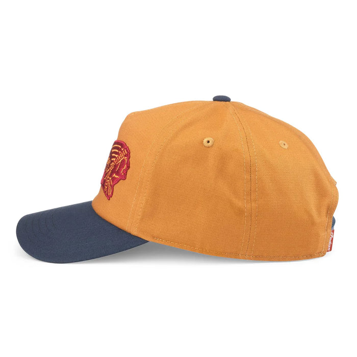 Indian Motorcycle Roscoe Hat, Hazel/Navy | American Needle Inc