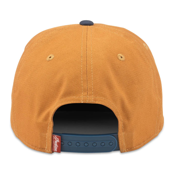 Indian Motorcycle Roscoe Hat, Hazel/Navy | American Needle Inc