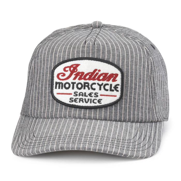 Indian Motorcycle Tulsa Hat, Charcoal/Ivory