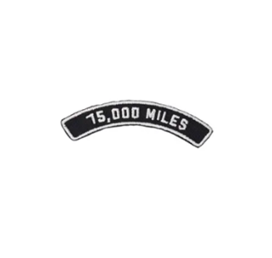 Indian Motorcycle IMR Mileage Patch, 75,000 | 2833359