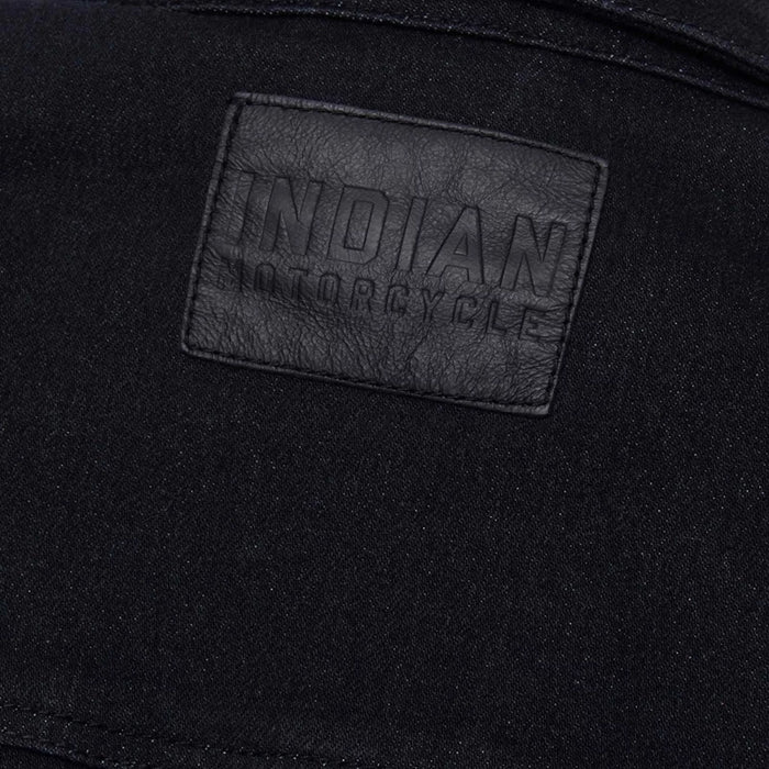 Indian Motorcycle Men's Canyon Denim Overshirt, Black | 2833363