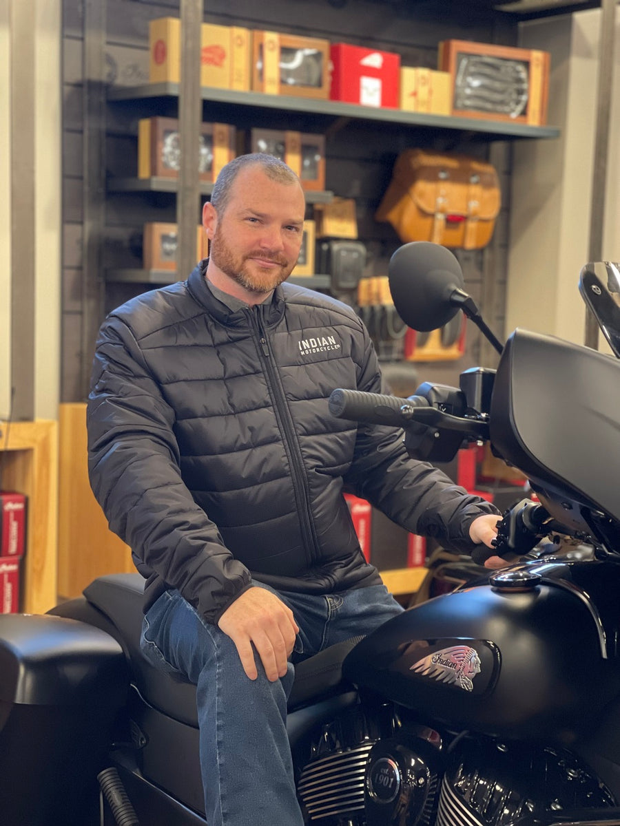 Indian Motorcycle Men's Hayes Jacket, Black | 2833369 — Bair's