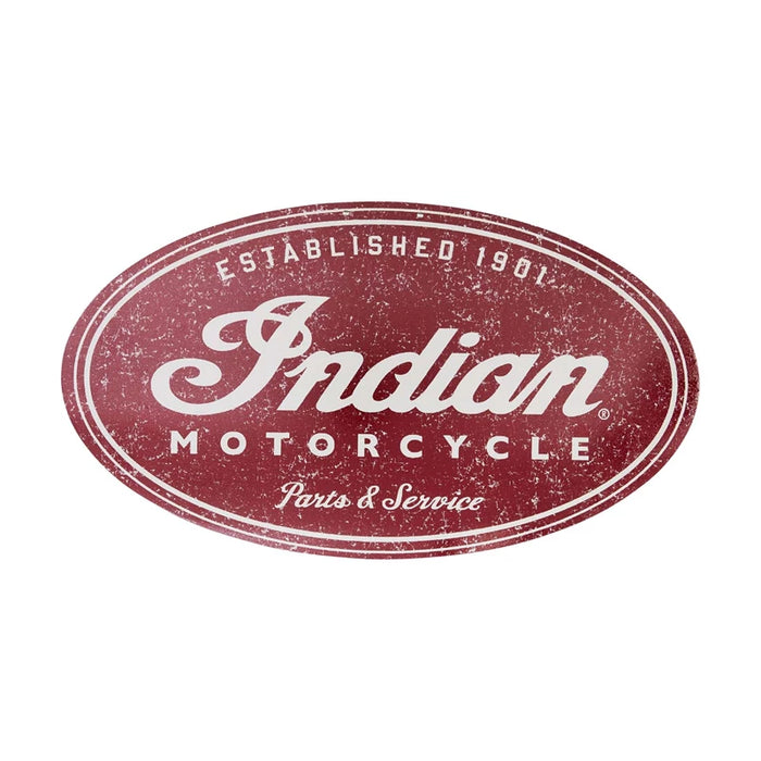 Indian Motorcycle Parts & Service Oval Sign | 2833379
