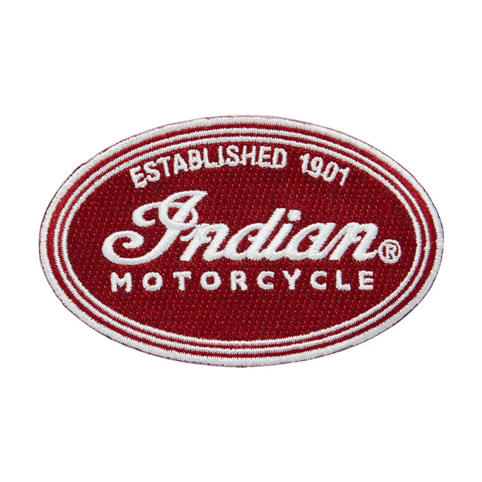 Indian Motorcycle Since 1901 Oval Patch, Red | 2833389