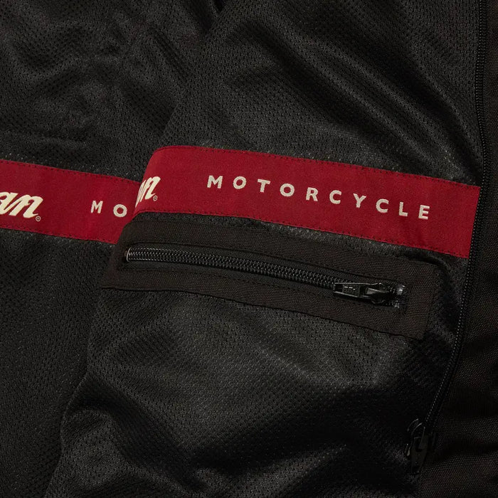 Indian Motorcycle Men's Milestone Mesh Jacket, Black | 2833392