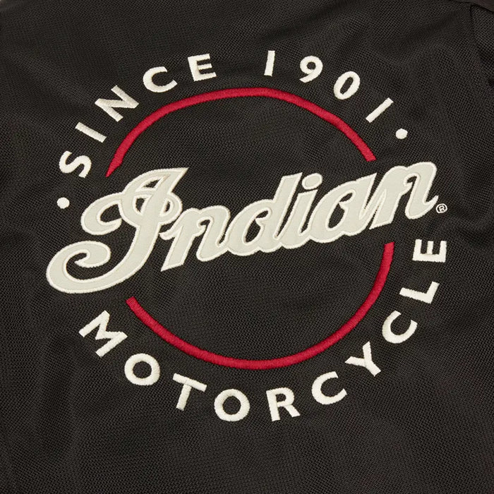 Indian Motorcycle Men's Milestone Mesh Jacket, Black | 2833392