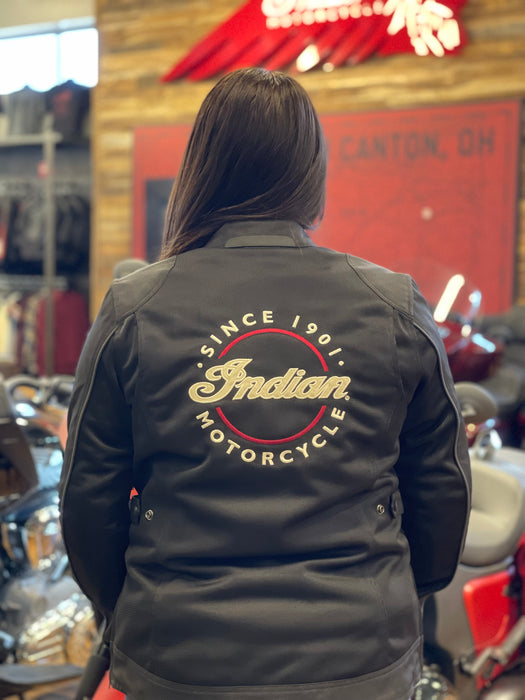 Indian Motorcycle Women's Milestone Mesh Jacket, Black | 2833393