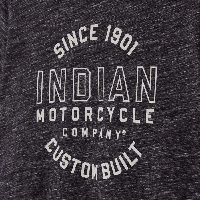 Indian Motorcycle Women's Notch Neck Custom Built Tee, Gray | 2833420