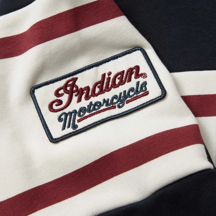 Indian Motorcycle Women's Colorblock Sweatshirt, Navy | 2833433