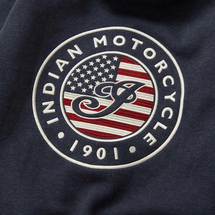Indian Motorcycle Kids USA Flag Hoodie, Navy | 2833435