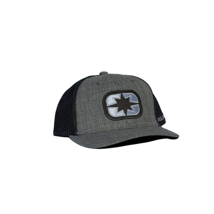 Polaris Ellipse Patch Trucker Hat, Gray/Black | 2833498