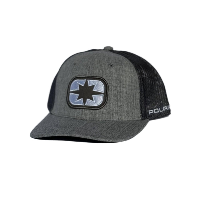 Polaris Ellipse Patch Trucker Hat, Gray/Black | 2833498