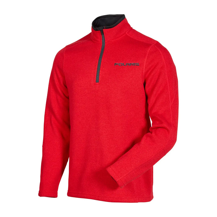 Polaris Men's Range Quarter-Zip Mid-Layer, Red | 2847029