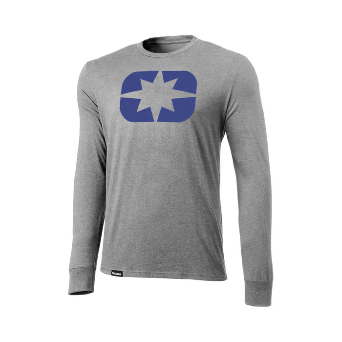 Polaris Men's Icon Long-Sleeve, Heather Gray | 2847036