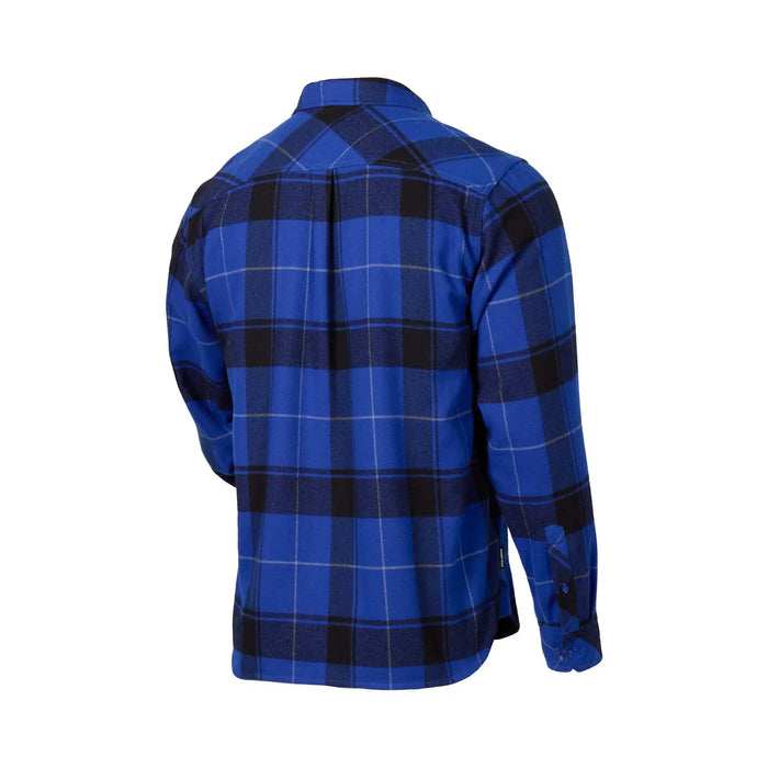 Polaris Men's Heavyweight Flannel Shirt, Black/Blue | 2847073
