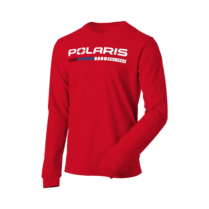 Polaris Men's Velocity Long Sleeve Tee, Red | 2847080