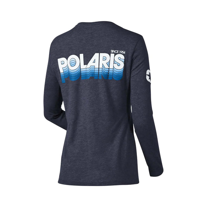 Polaris Women's Reverb Long Sleeve Shirt, Navy | 2847086