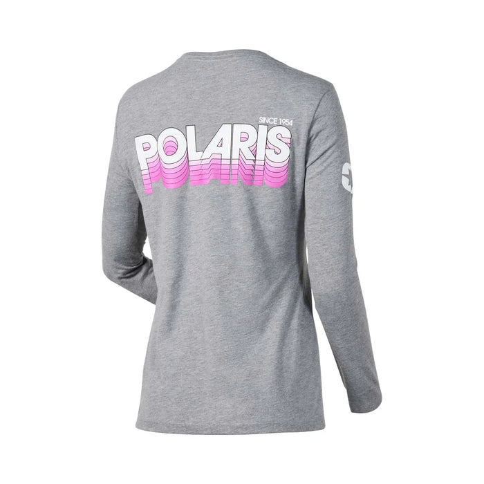 Polaris Women's Reverb Long Sleeve Shirt, Heather Gray | 2847087