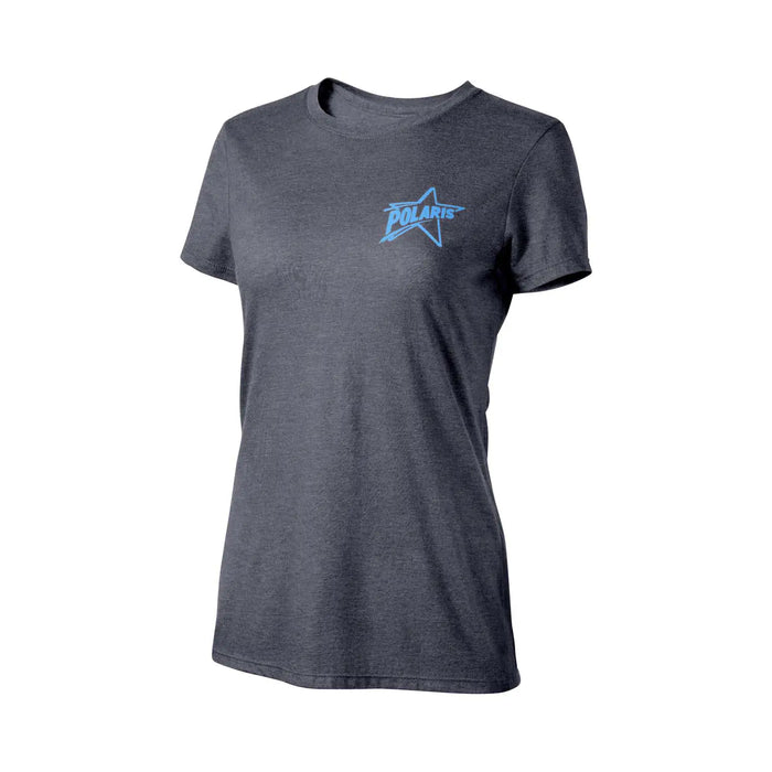 Polaris Women's Retro Star T-Shirt, Navy Heather | 2847089