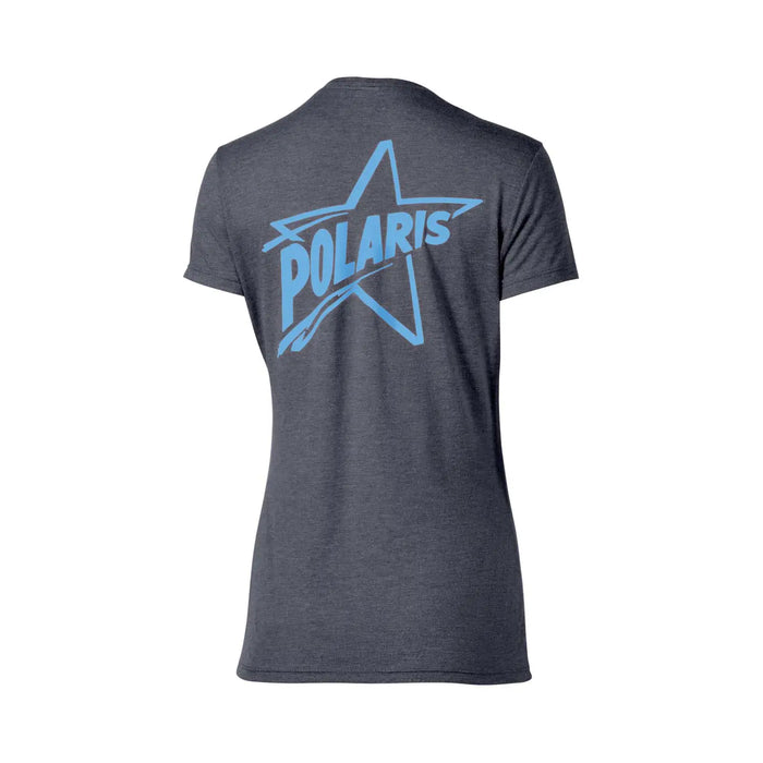 Polaris Women's Retro Star T-Shirt, Navy Heather | 2847089