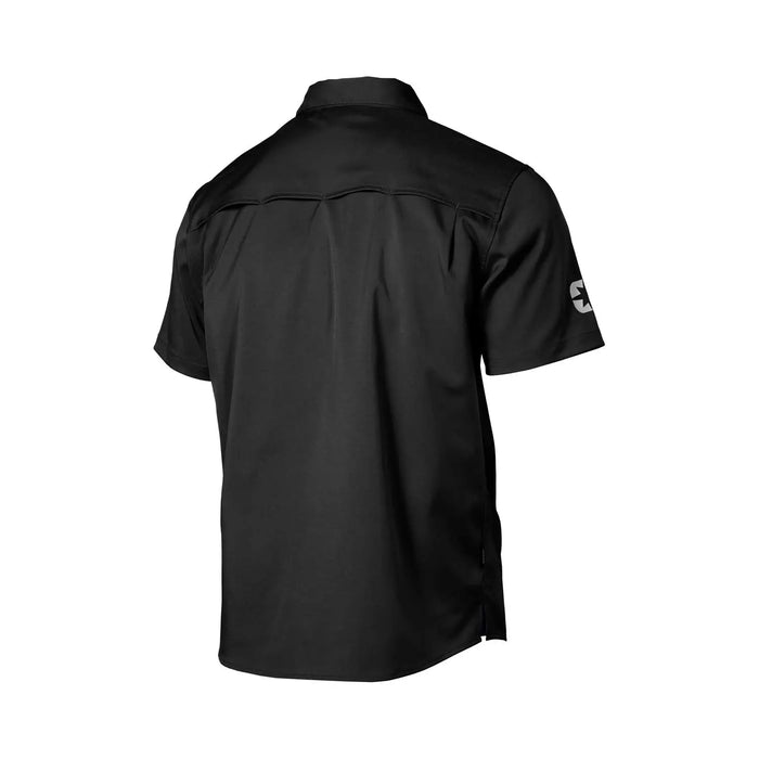 Polaris Men's Button Up Shop Shirt, Black | 2847108