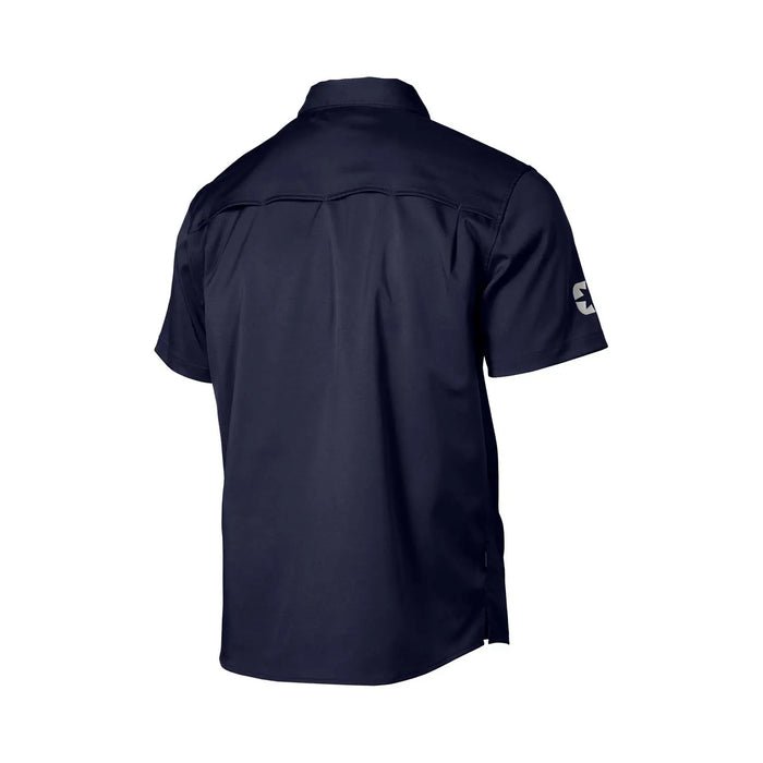 Polaris Men's Button Up Shop Shirt, Navy | 2847109
