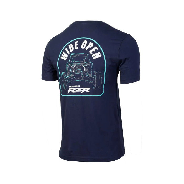 Polaris Men's RZR Staredown T-Shirt, Blue | 2847118