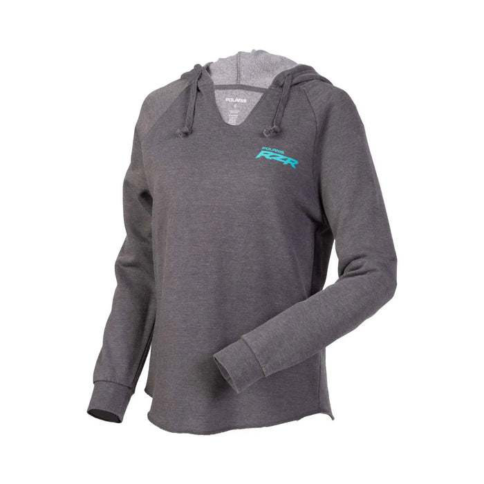 Polaris Women's RZR Decal Lite Hoodie, Charcoal Heather | 2847120