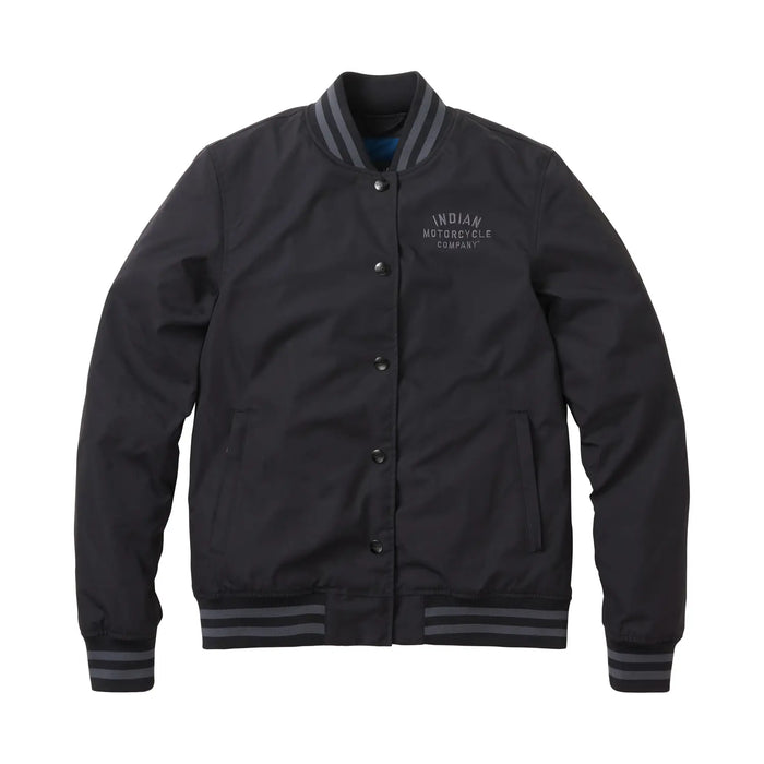 Indian Motorcycle Women's Casual Bomber, Black | 2862816