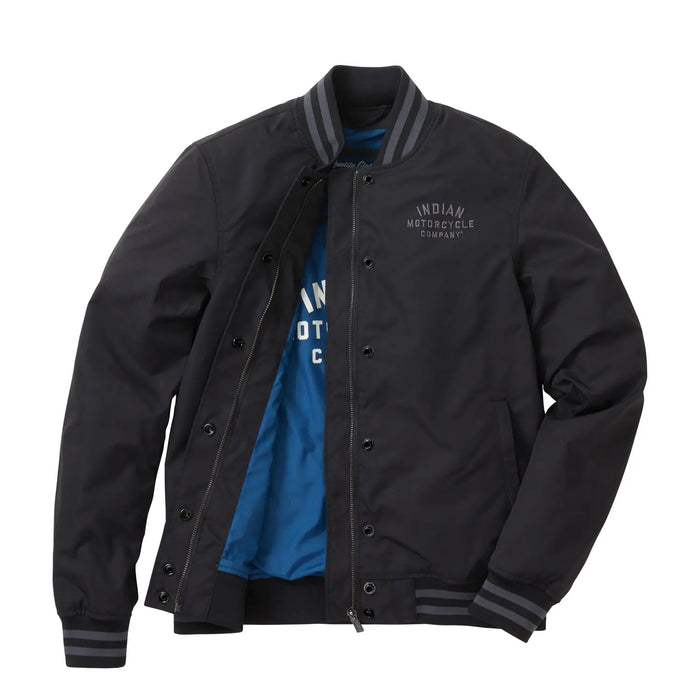 Indian Motorcycle Women's Casual Bomber, Black | 2862816