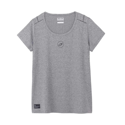 Indian Motorcycle Women's Fluid Athlete T-Shirt, Gray | 2862965 - Bair's Powersports