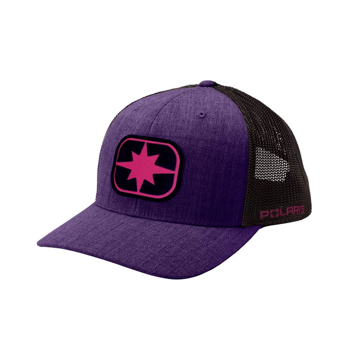 Polaris Ellipse Patch Trucker Hat, Purple | 2864563