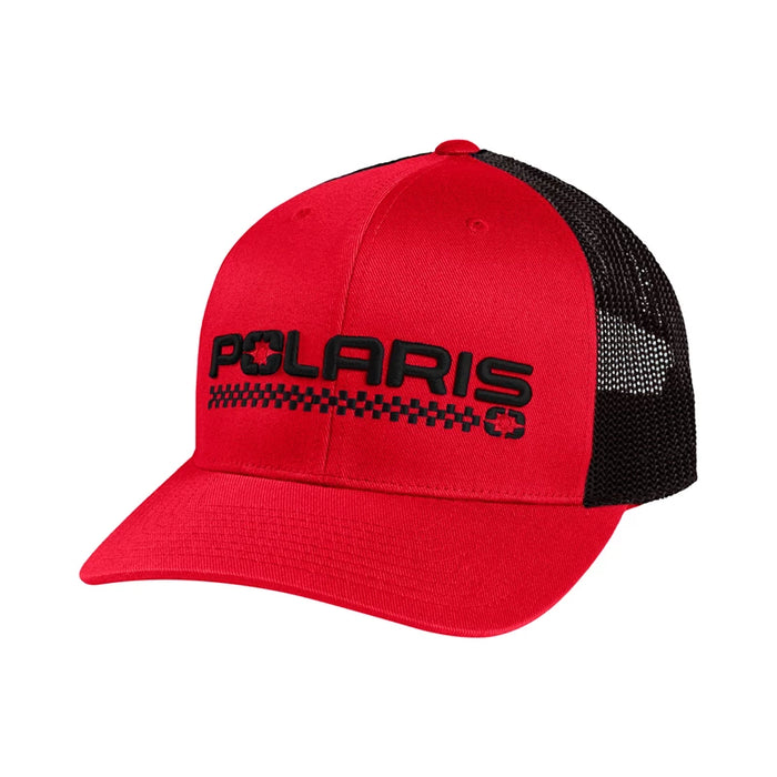 Polaris Checkered Hat, Red | 2864565