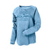 Polaris Women's Adventure Crew Sweatshirt, Misty Blue | 2864602 - Bair's Powersports
