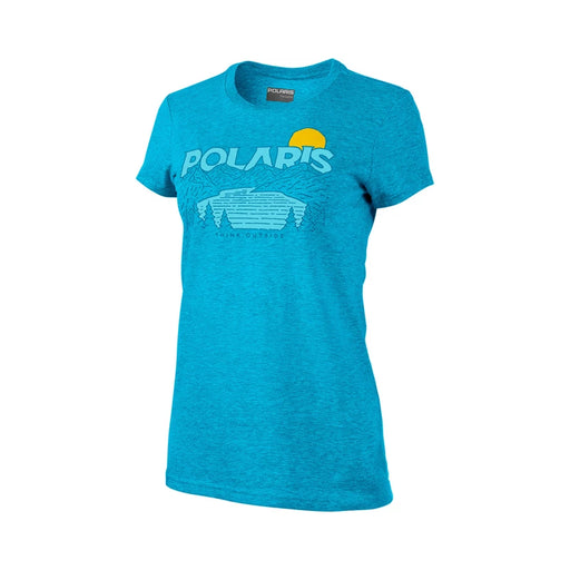 Polaris Women's Venture Tee, Turquoise | 2864626 - Bair's Powersports