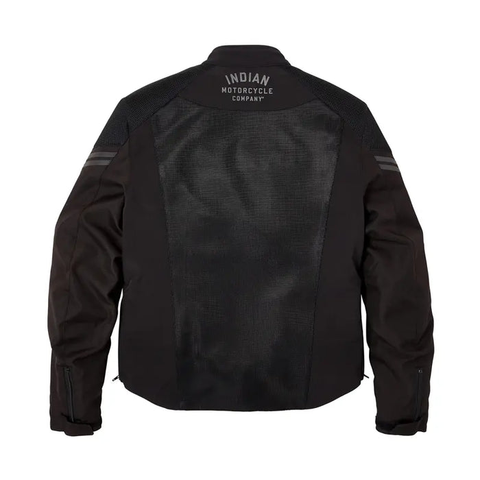 Indian Motorcycle Men's San Pedro Mesh Jacket, Black | 2864643