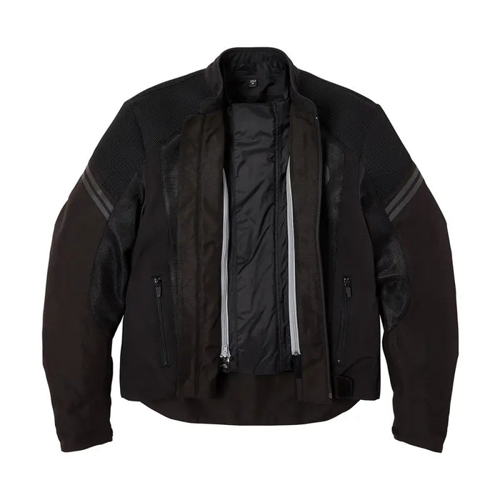 Indian Motorcycle Men's San Pedro Mesh Jacket, Black | 2864643