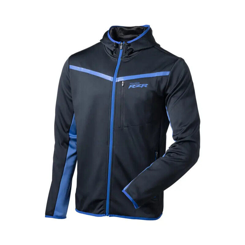 Polaris Men's RZR Full Zip Tech Hoodie, Black | 2864738 — Bair's