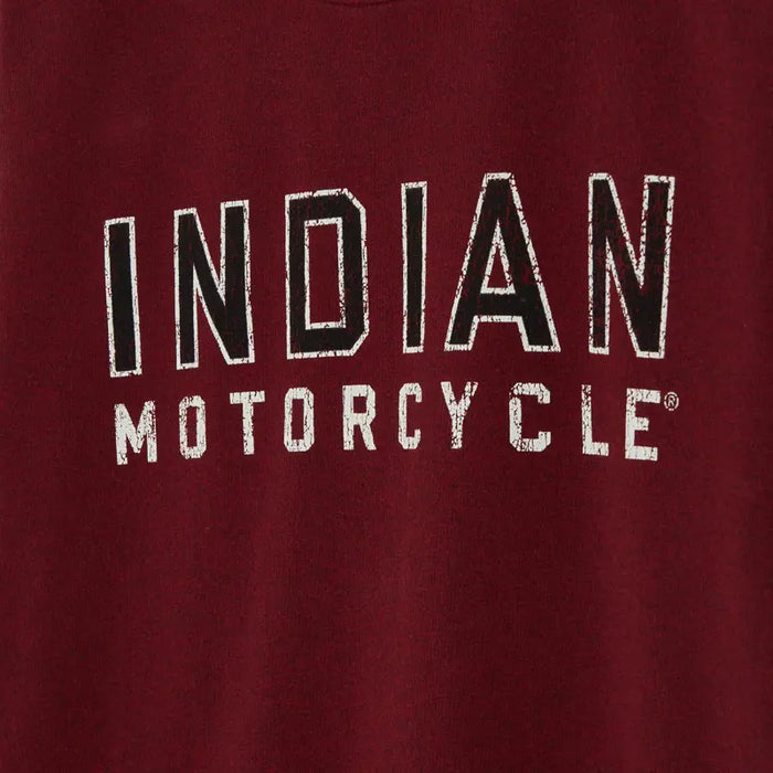 Indian Motorcycle Distressed Block Logo Tee, Port | 2864763