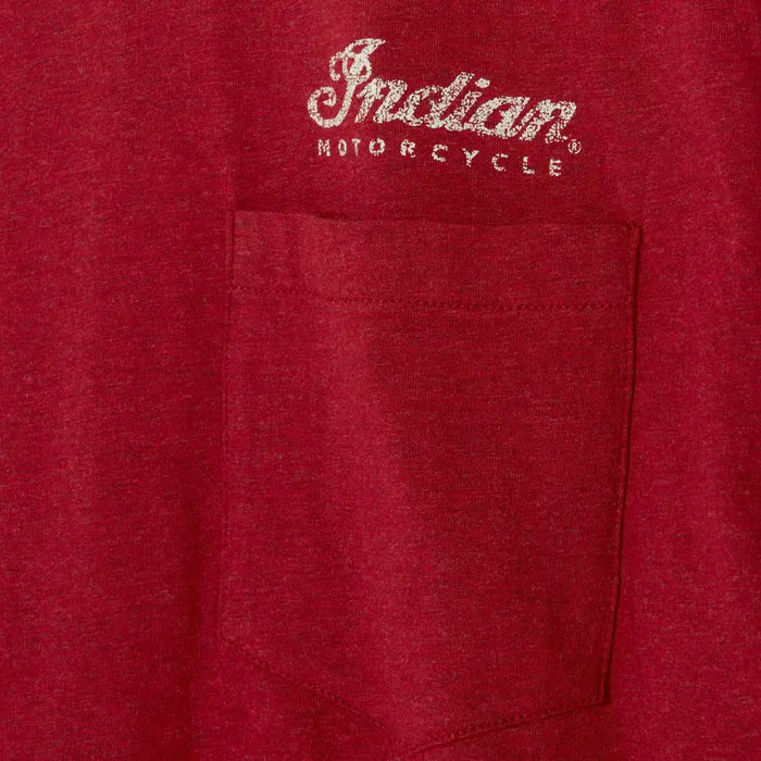 Indian Motorcycle Men's Shield Graphic Tee, Red | 2864764