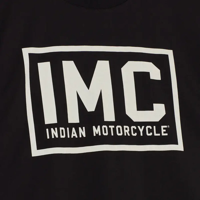 Indian Motorcycle Men's Rectangle IMC Tee, Black | 2864767
