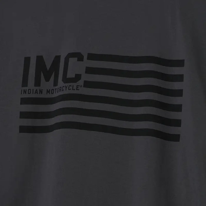 Indian Motorcycle Men's' IMC Racing LS Tee, Gray | 2864776