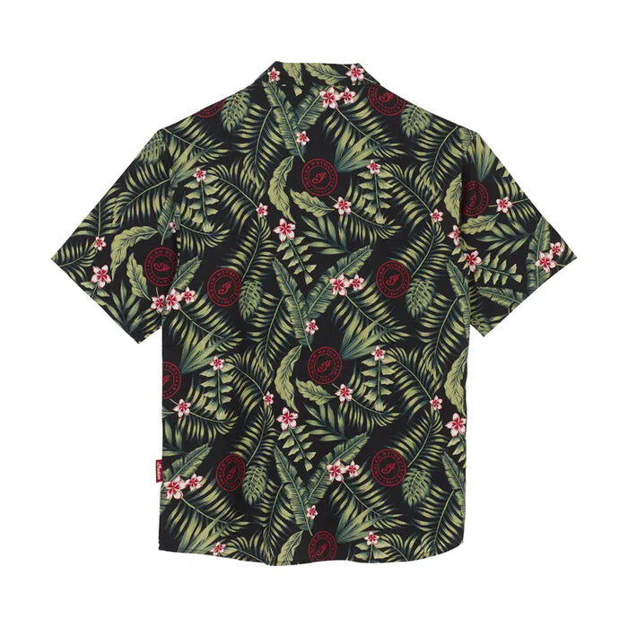 Indian Motorcycle Men's Tropical Print Shirt, Green | 2864779
