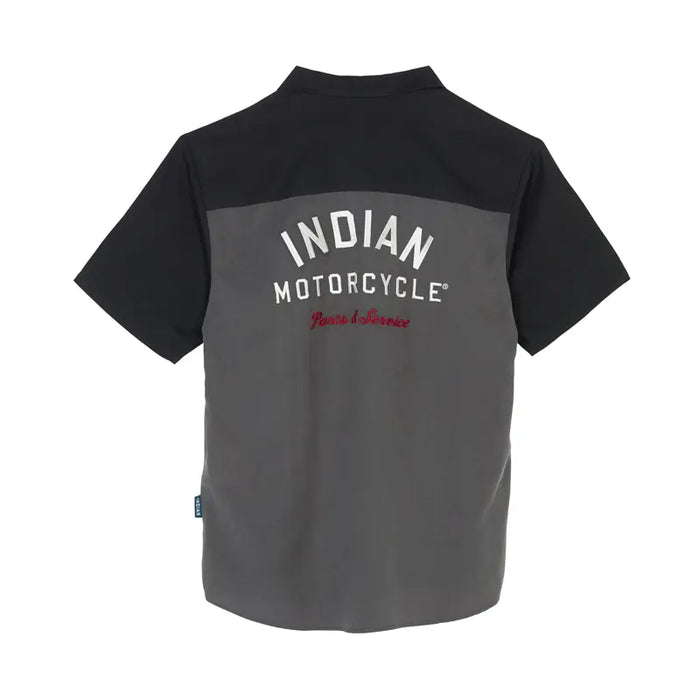 Indian Motorcycle Men's Garage Shirt, Gray | 2864782