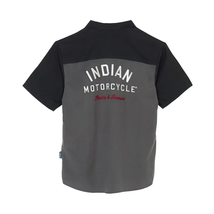 Indian Motorcycle Men's Garage Shirt, Gray | 2864962 — Bair's Indian Motorcycle Men's Garage Shirt, Gray | 2864962 — Bair's