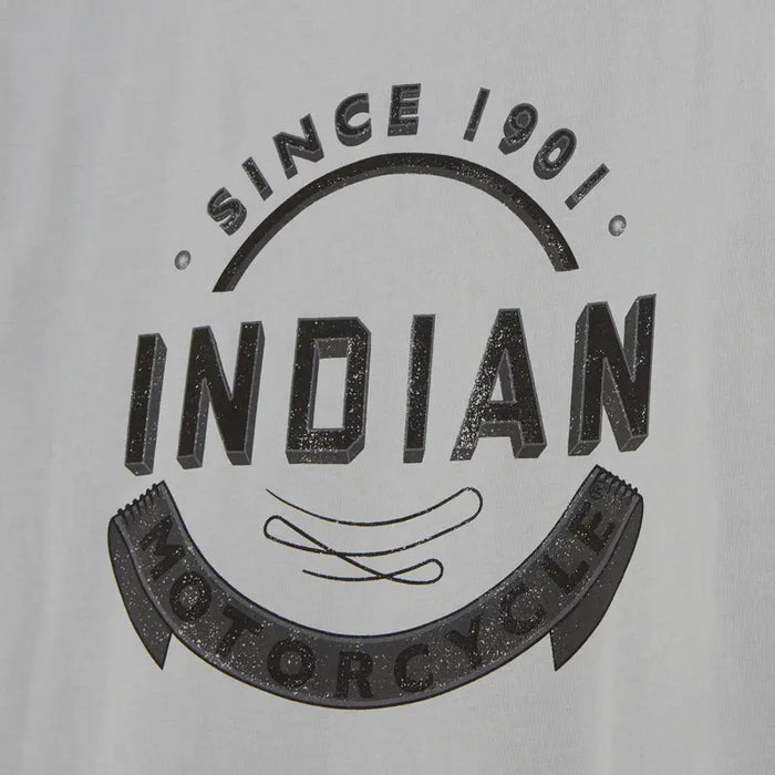 Indian Motorcycle Women's Banner Logo Tee, Gray | 2864790