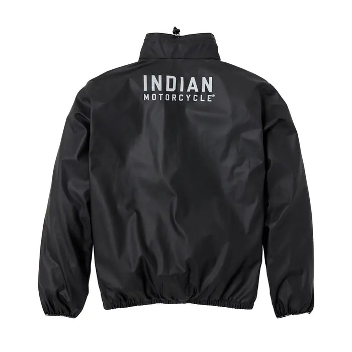 Indian Motorcycle Unisex Rain Suit Jacket, Black | 2864824