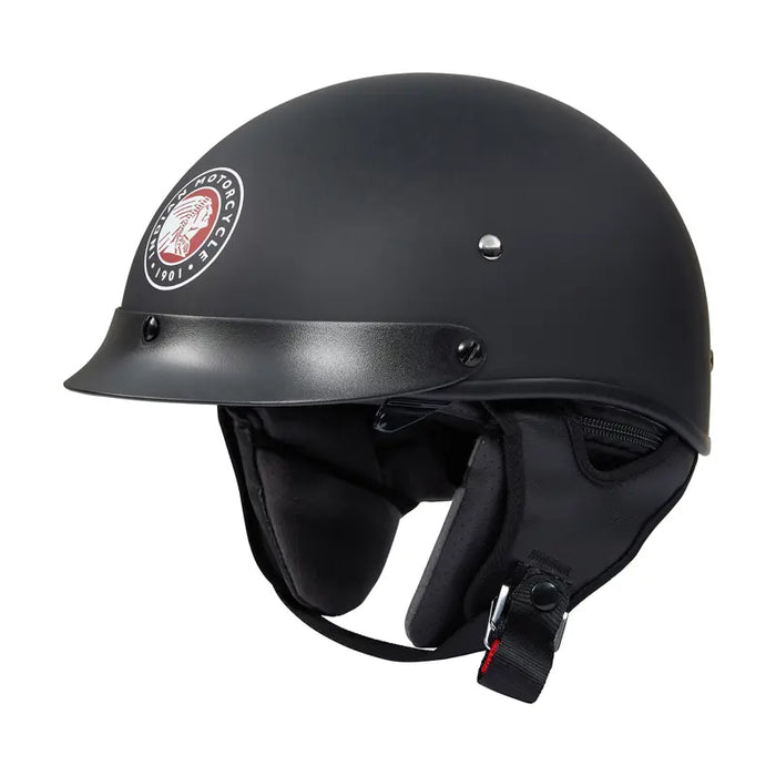 Indian Motorcycle Classic Half Helmet, Black Indian Motorcycle Classic Half Helmet, Black